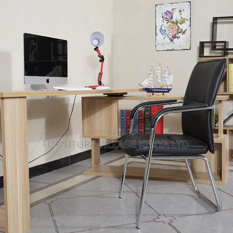 Leather Arm Reception Guest Chair