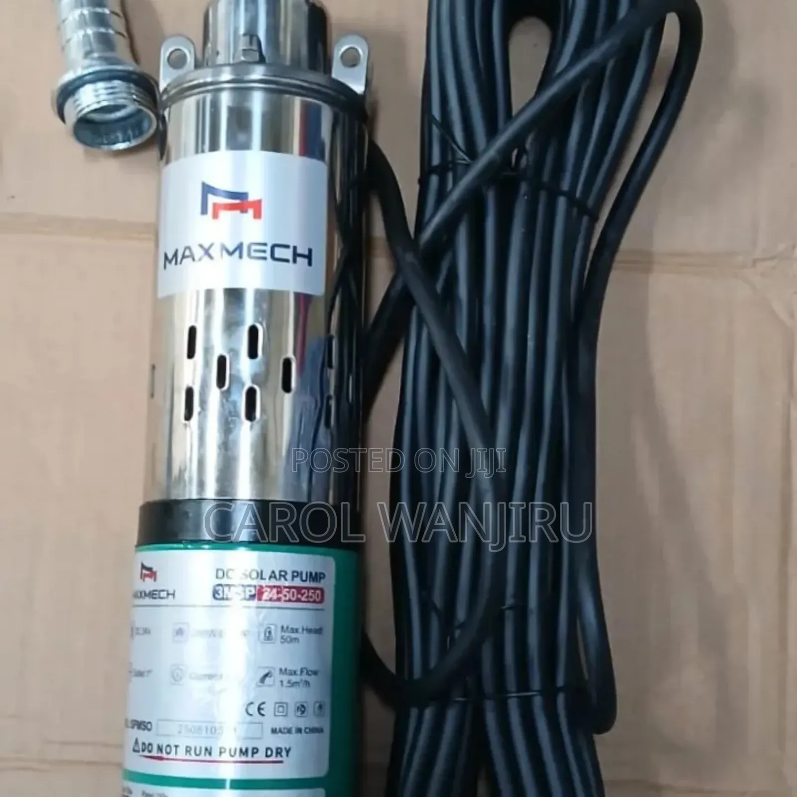 New Maxmech Dc Solar Pump/50m Dc Maxmech Solar Pump