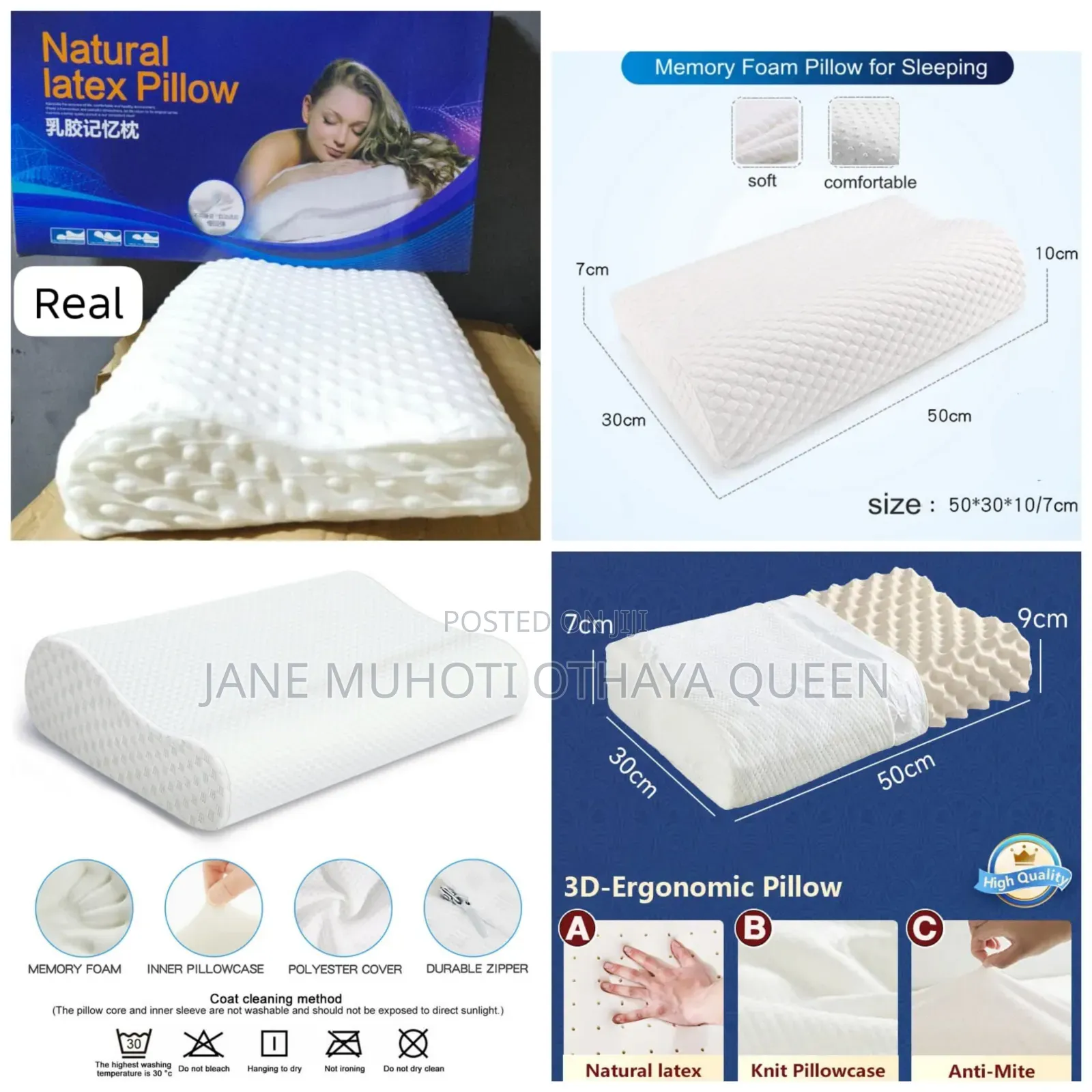 Memory Natural Latex Pillow