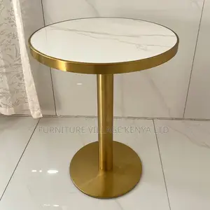 Round Silver Tulip Dining Table