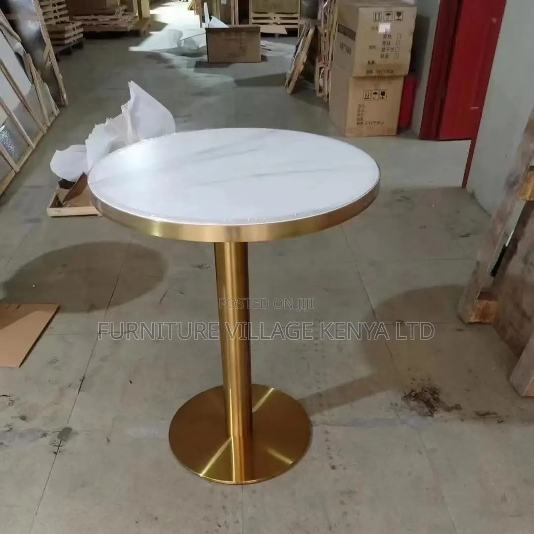 Round Silver Tulip Dining Table