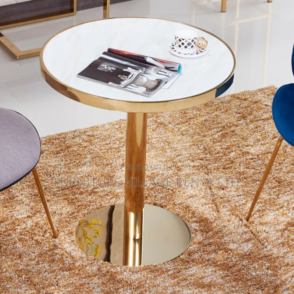Round Silver Tulip Dining Table