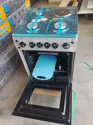 Eurochef Standing Cooker With Free Chopping Board, 3+1