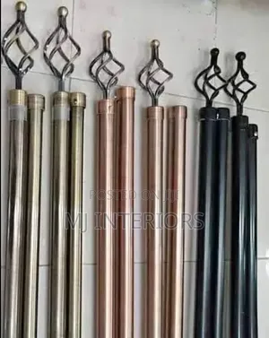 Imported Curtain Rods Strong Durable Modern