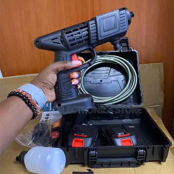 Dual Rechargeable Battery Spray Gun Machine for Outdoor Use
