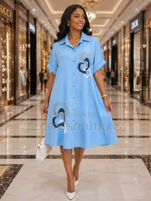 Classy a-Line Button-Down Shirt Dresses