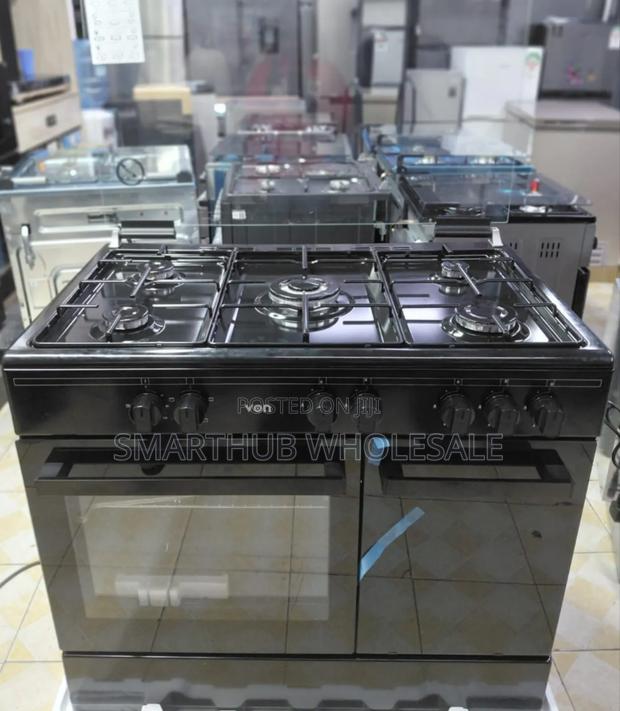 60*90 Von Vcf965031nsk Freestanding Cooker – 5 Gas Burner
