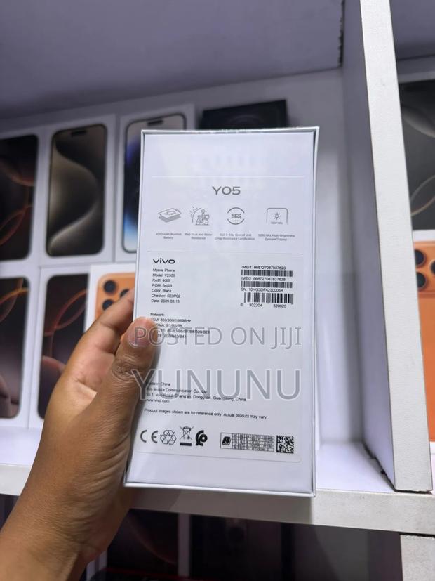 New Vivo Y04 64 GB Black - thumbnail 2