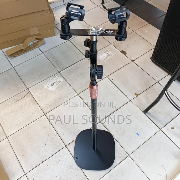 Soundmaster Dual Microphone Stand