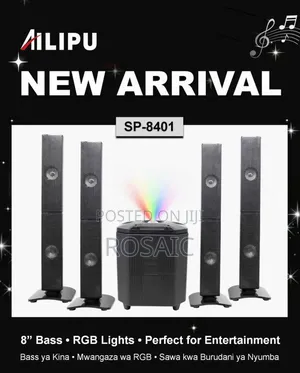 Ailipu 5.1ch Mtungi Tall Boy Peake Syste Multmediaspakubwoofer