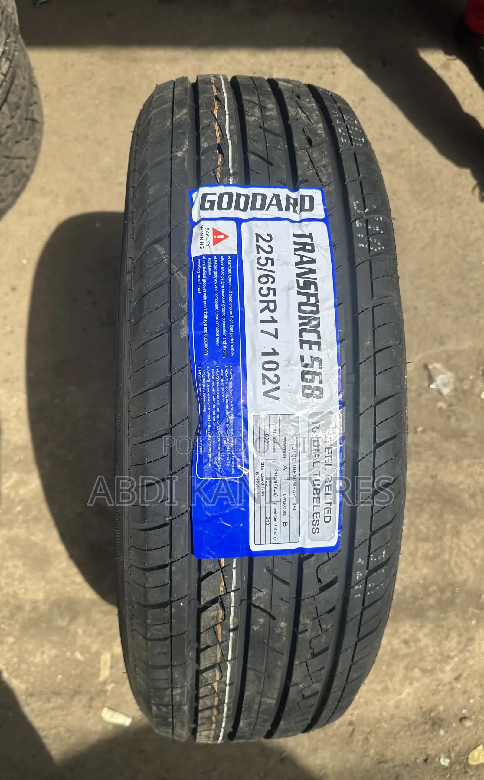 225/65r17 Goddard Tires