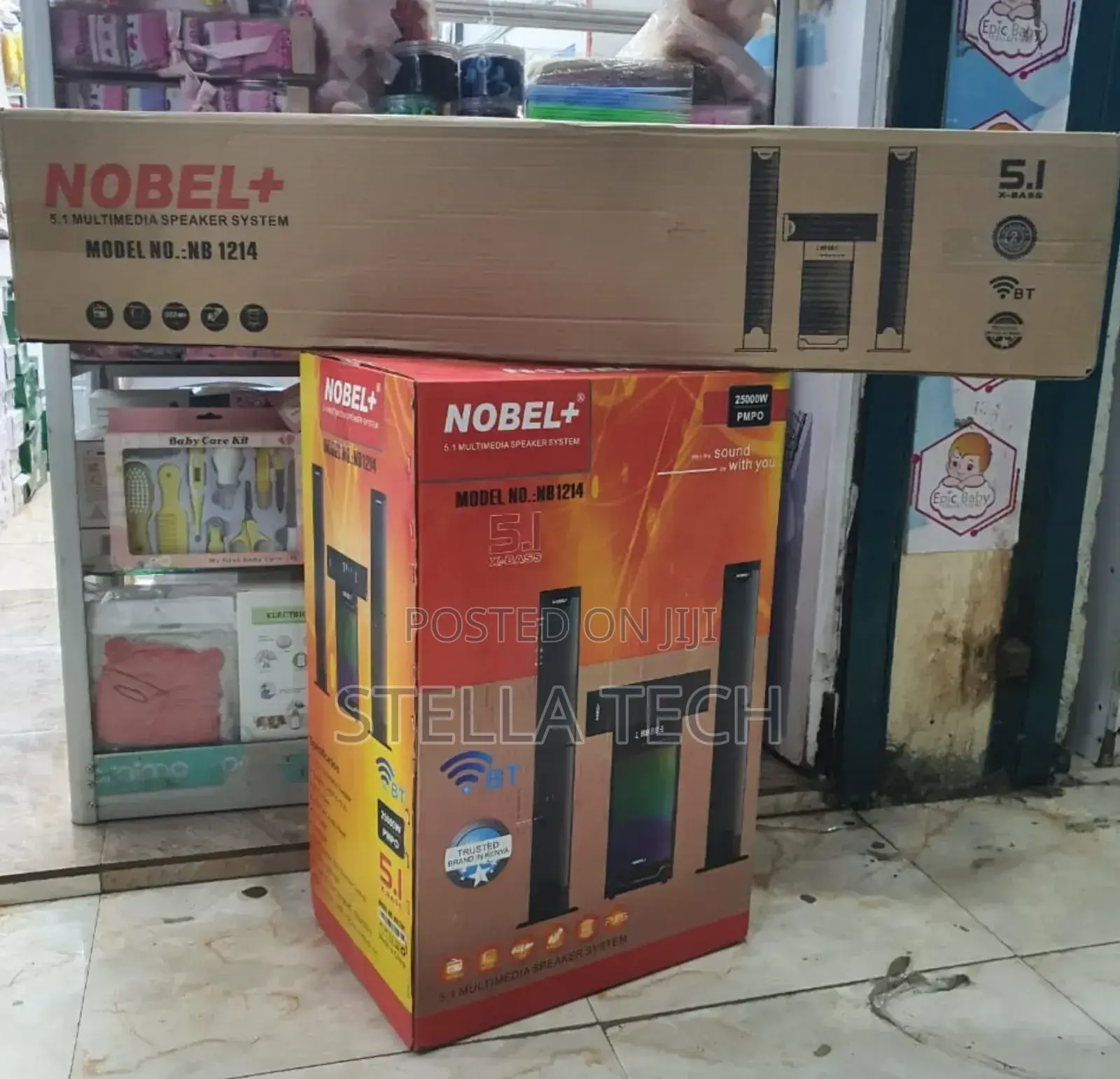 Nobel Nb-1214 5.1ch High Tech Multimedia Sound System Bt/Fm/Usb/Aux