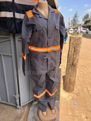 Construction Overall With High-visibility Reflective Strips