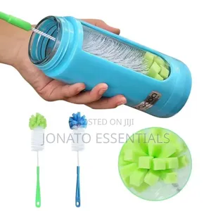 Long Baby Bottle Brush With Sponge Tip - Flask Bottle Cleaner