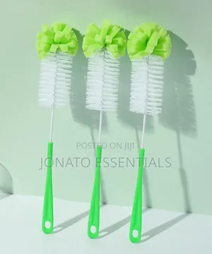 Long Baby Bottle Brush With Sponge Tip - Flask Bottle Cleaner