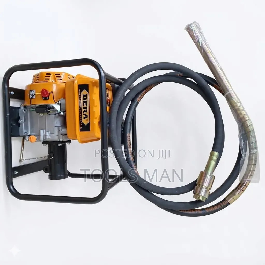 Dera Gasoline Concrete Vibrator With Poker Shaft - Heavy Duty.