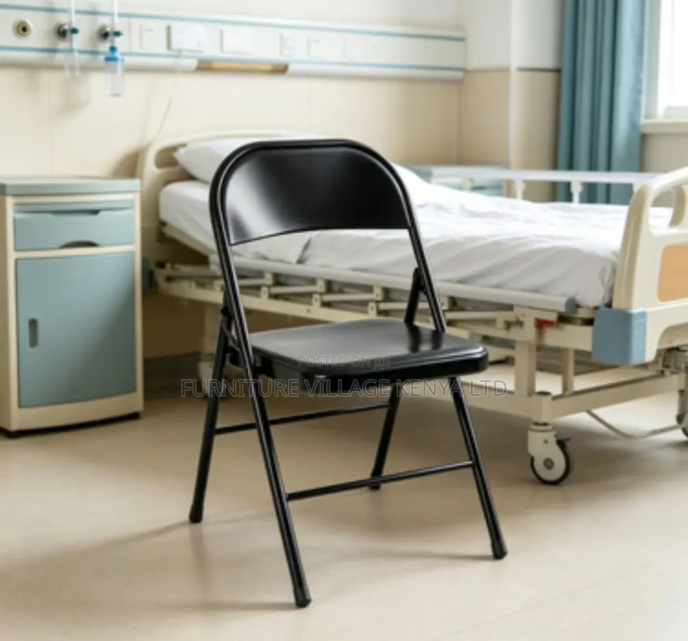 Black Foldable Study Office Chair.