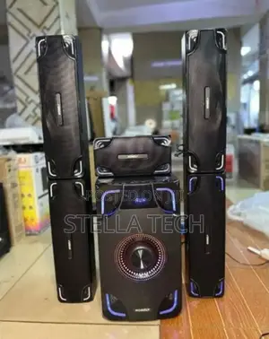 Nobel Tall Boy Speakers-Bt Hometheare-55000w Pmpo- Nb 2080