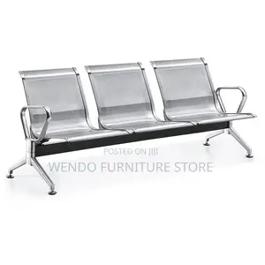 Office Benches; Two Seaters Metallic Office Reception Benches