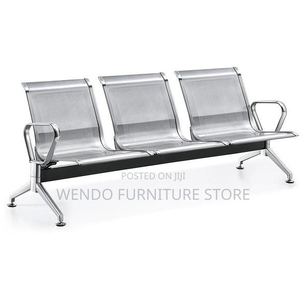 Office Benches; Two Seaters Metallic Office Reception Benches - thumbnail 4