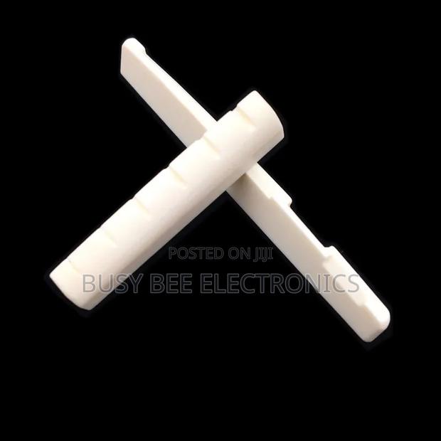 Beef Bone 6-string Folk Acoustic Guitar Saddle Nuts - main view