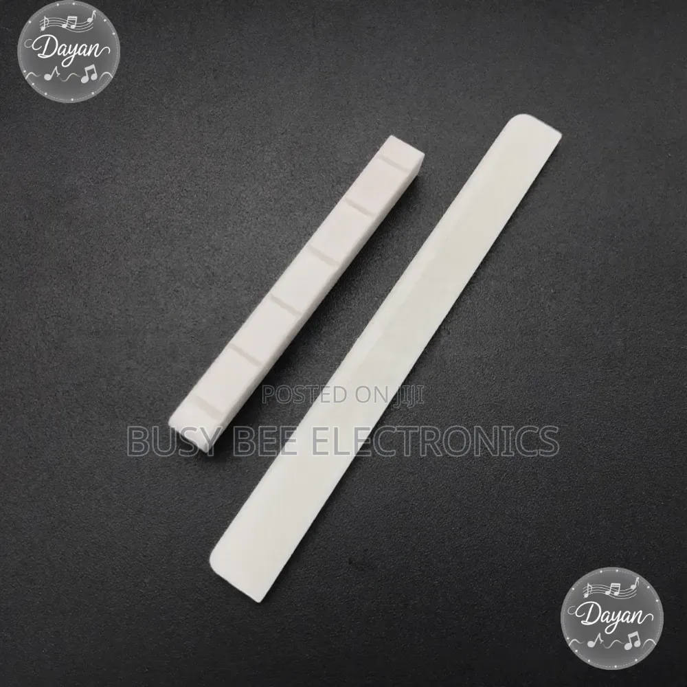 Beef Bone 6-string Folk Acoustic Guitar Saddle Nuts