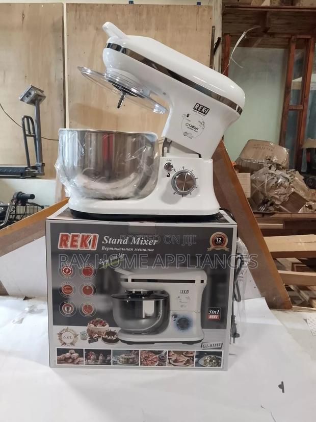 Reki Stand Mixer 6litres Available in White Color