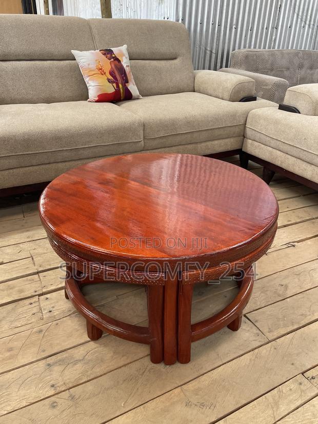 Mahogany 4 in 1 Coffee Table Set - thumbnail 5