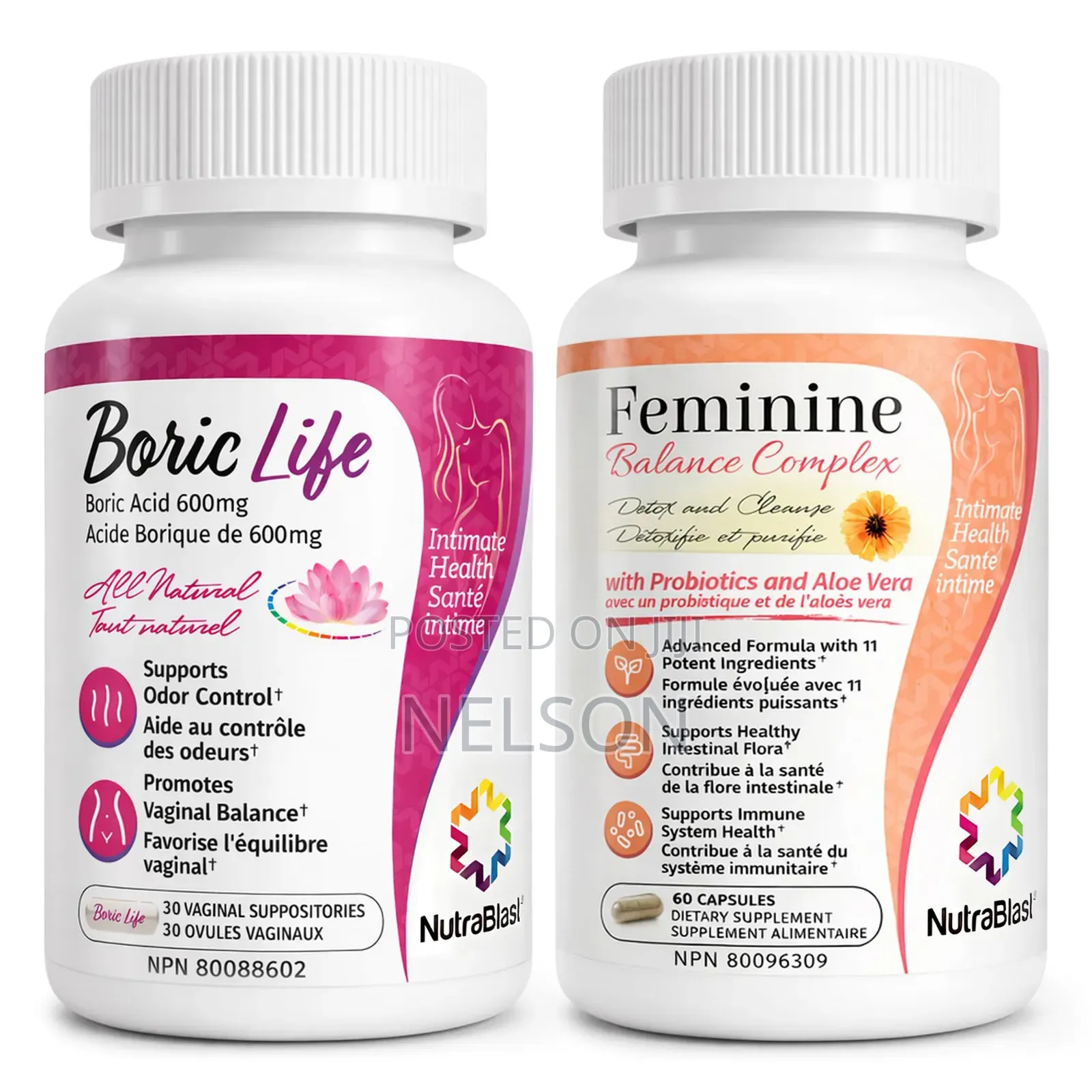 Intimate Health Boric Acid Vaginal Suppositories
