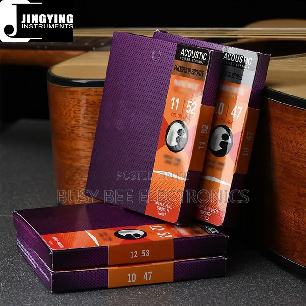 6-Strings Brass/Phosphor Bronze Acoustic Guitar Strings