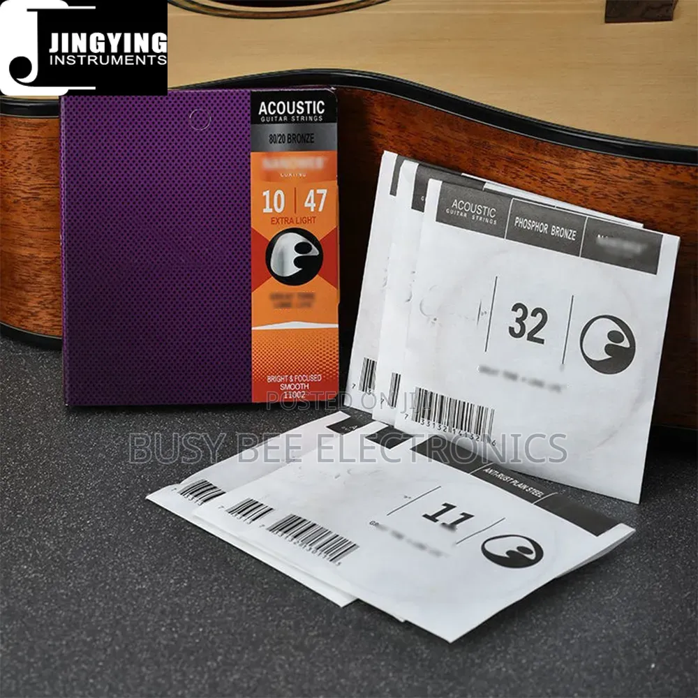6-Strings Brass/Phosphor Bronze Acoustic Guitar Strings
