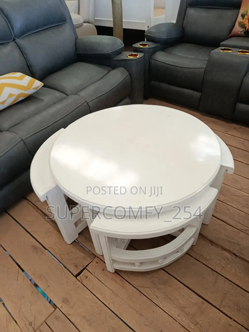 Mahogany 4 in 1 Coffee Table Set