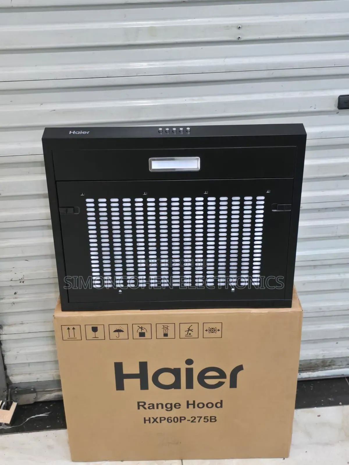 Haier 60cm Kitchen Hood Black