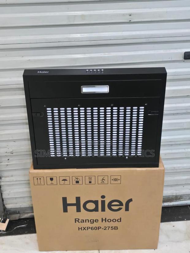 Haier 60cm Kitchen Hood Black