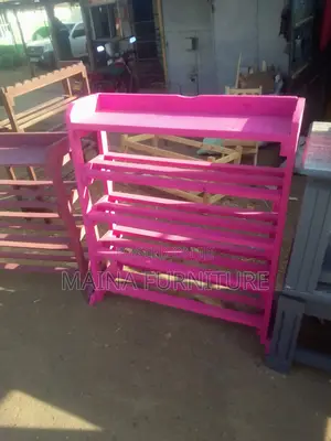 Pink Shoe Rack