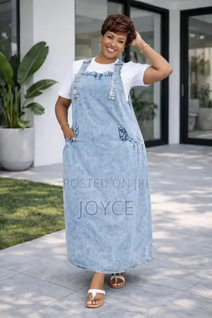 2pcs Non-Fade Denim Dress