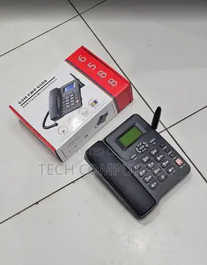 Desktop Sim Card Telephone Wireless Landline Phone With LCD Display
