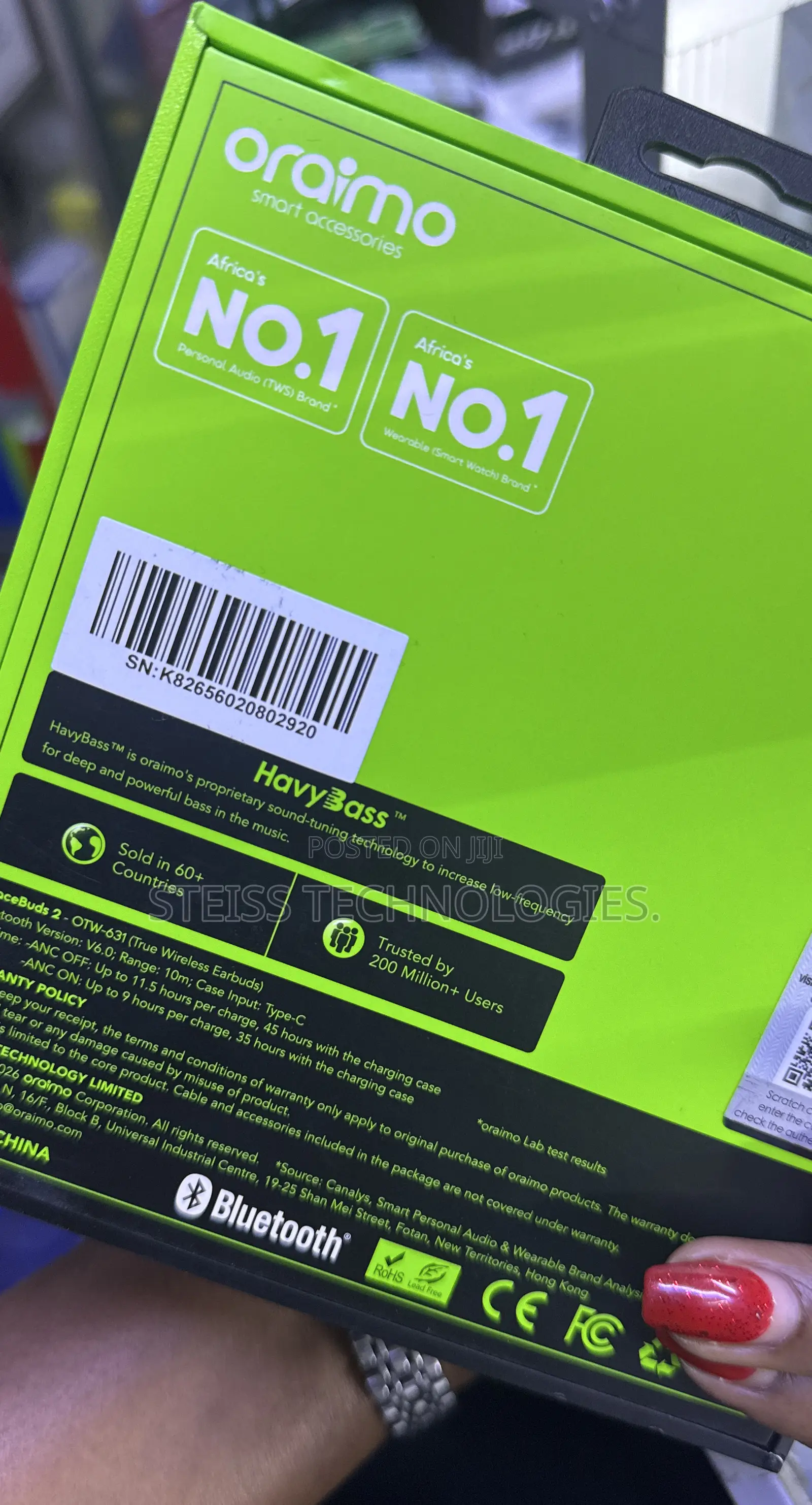 Oraimo Wireless Spacebuds 2