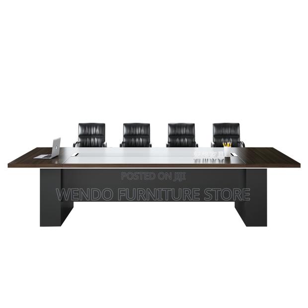 Boardroom Table; 3 Meters Modern Conference Office Meeting Table - thumbnail 2