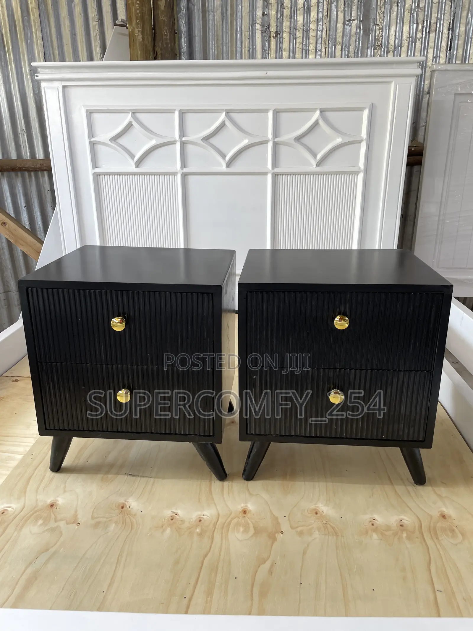 Wooden Bedside Drawers