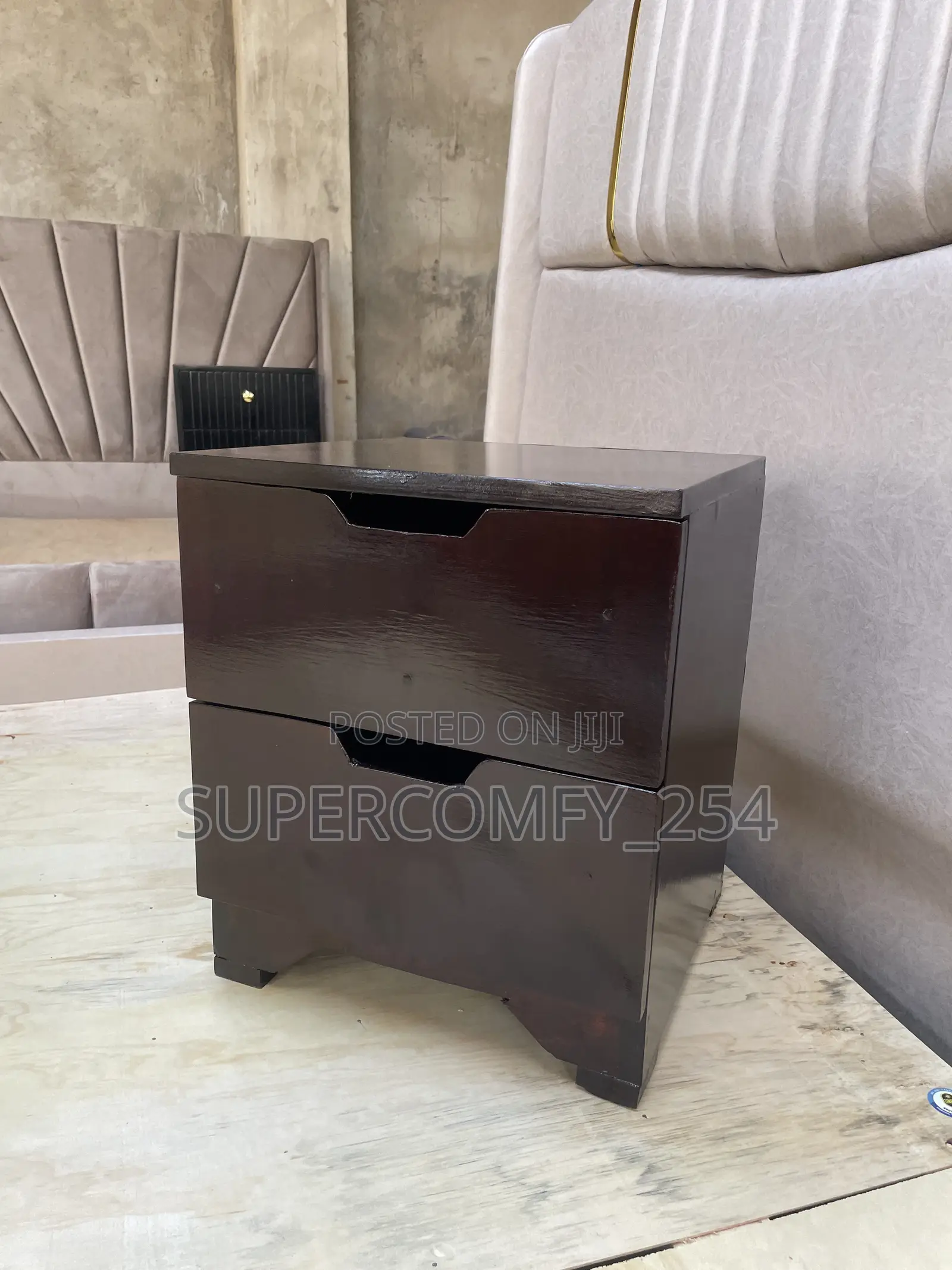 Wooden Bedside Drawers