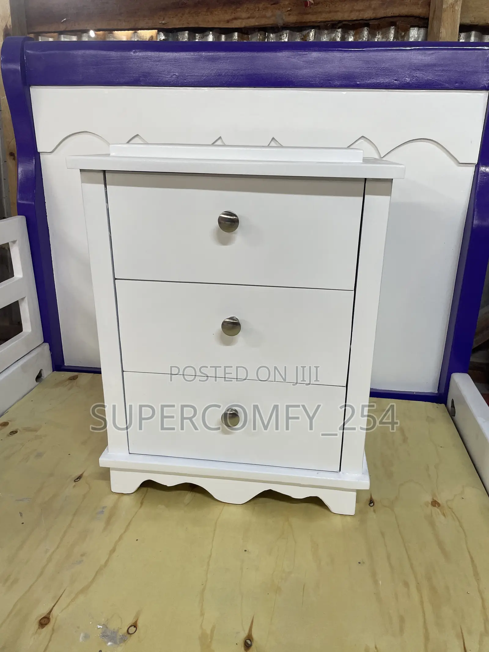 Wooden Bedside Drawers