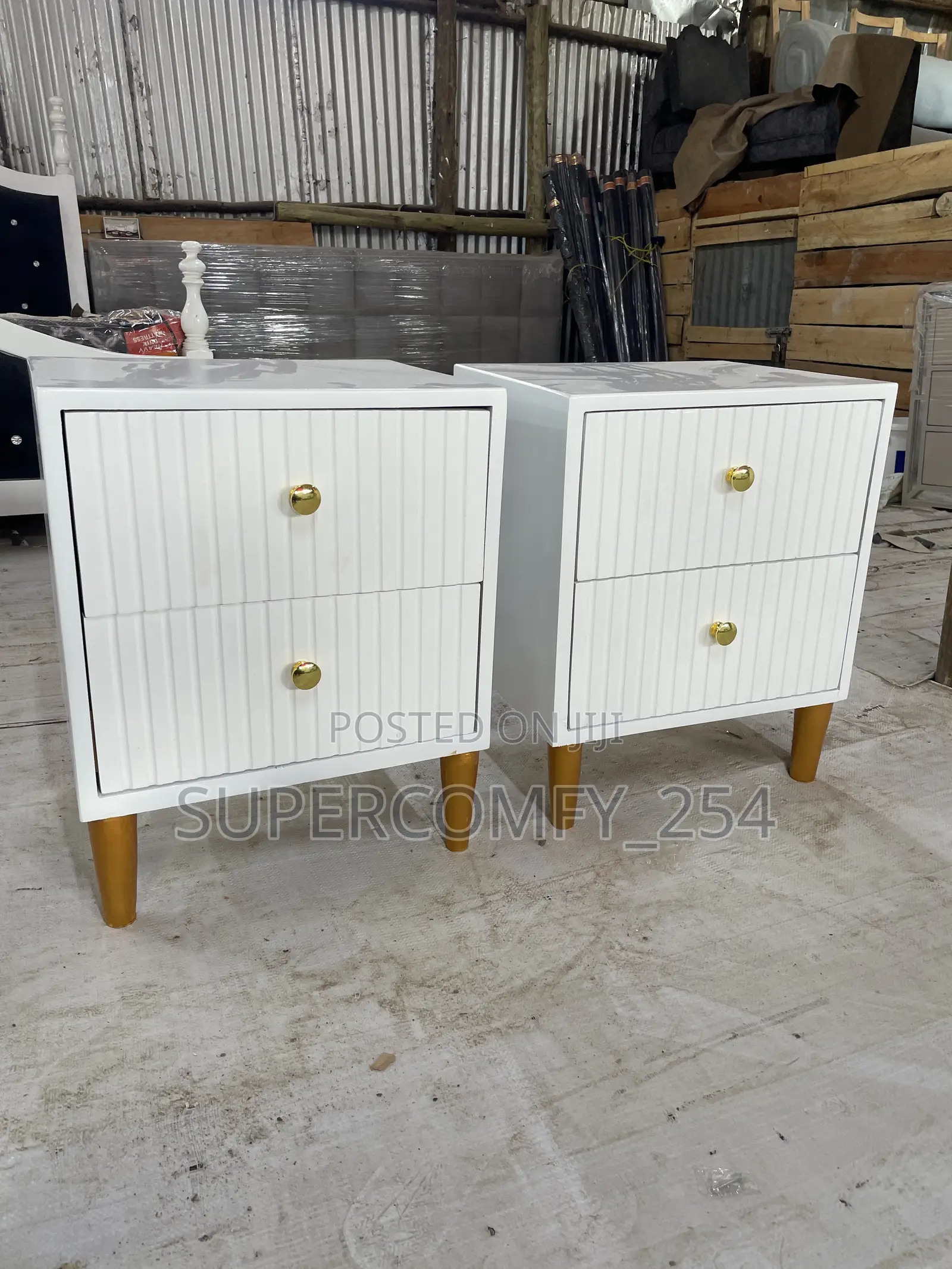 Wooden Bedside Drawers