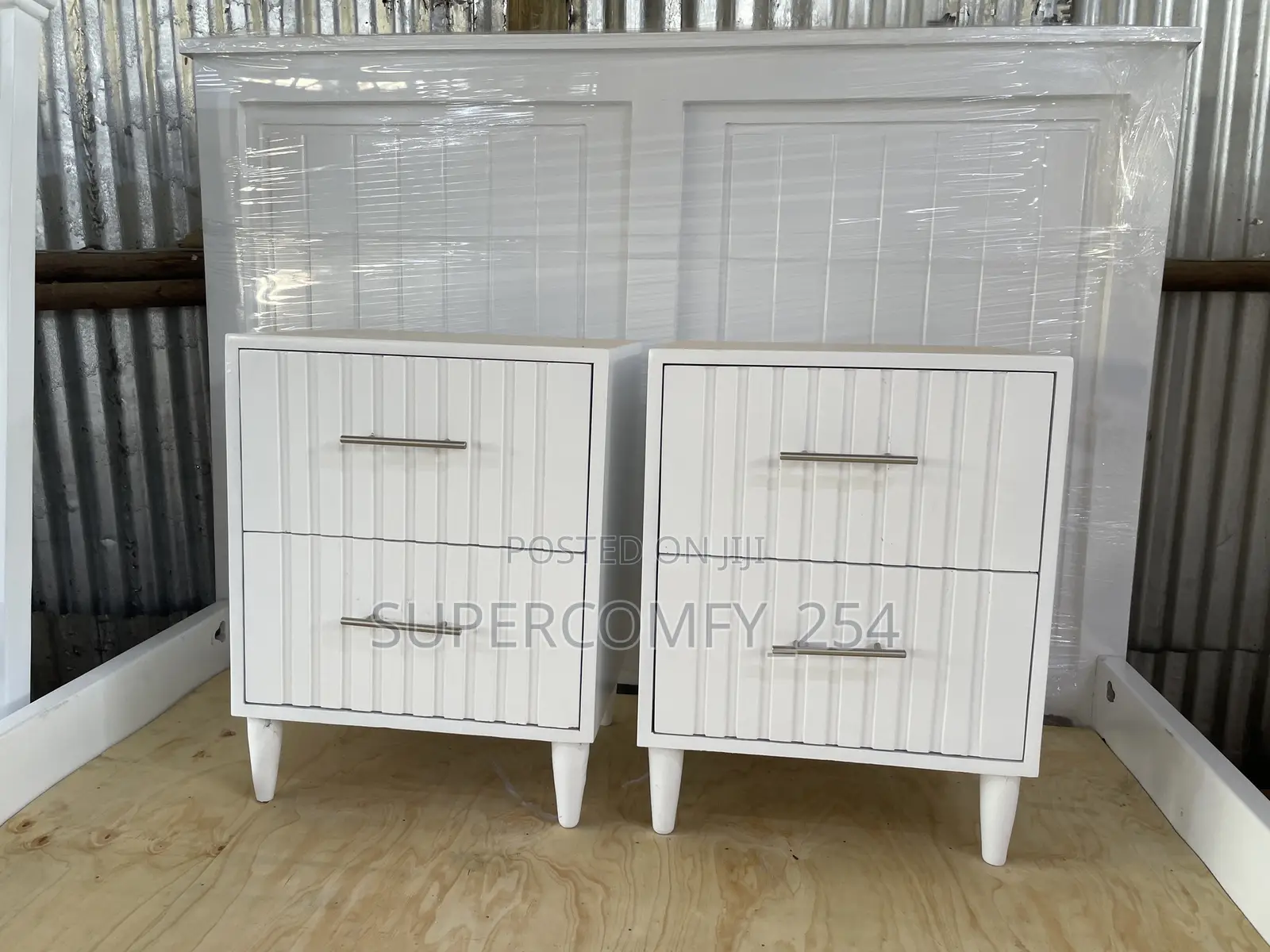 Wooden Bedside Drawers