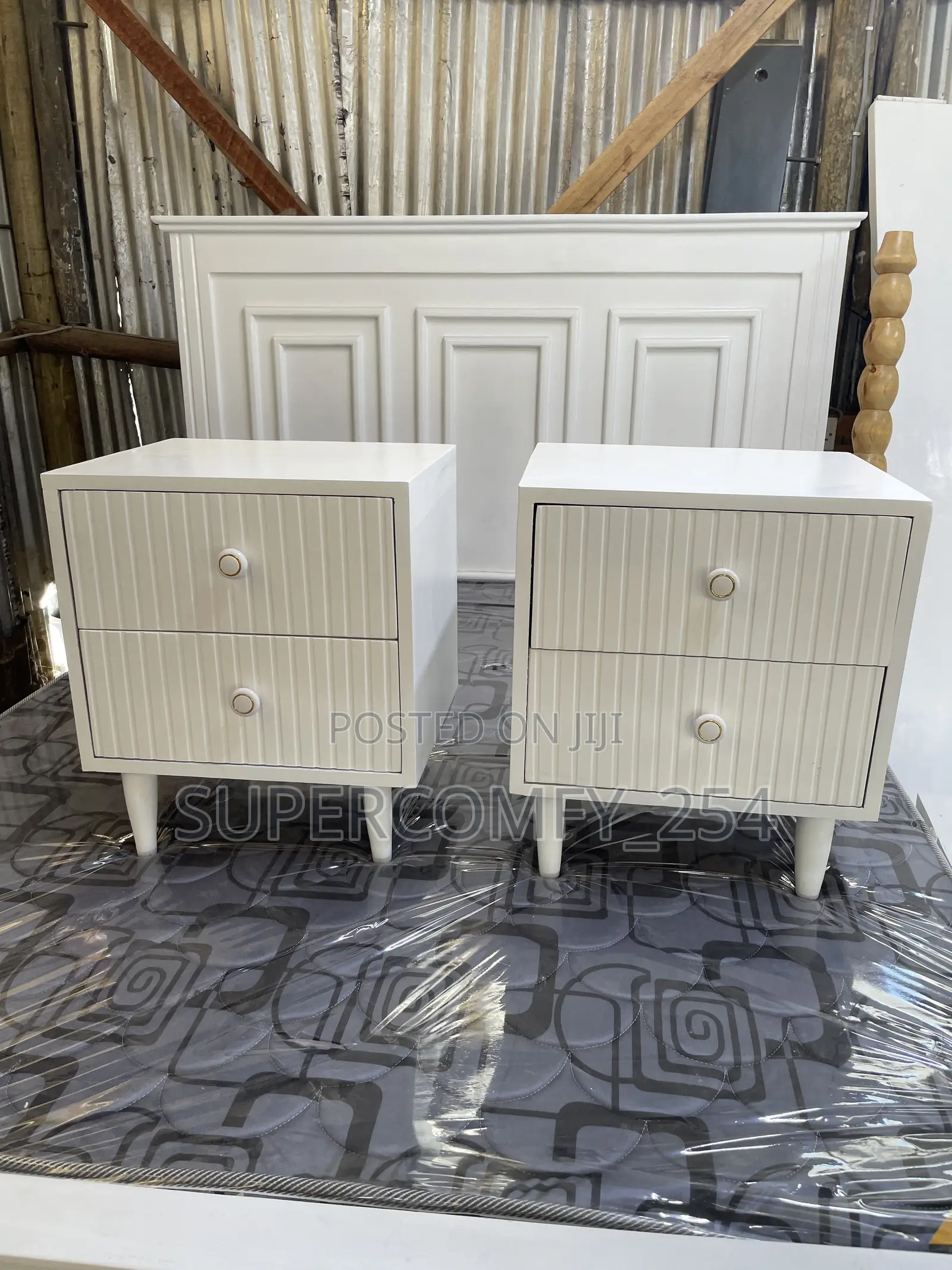 Wooden Bedside Drawers