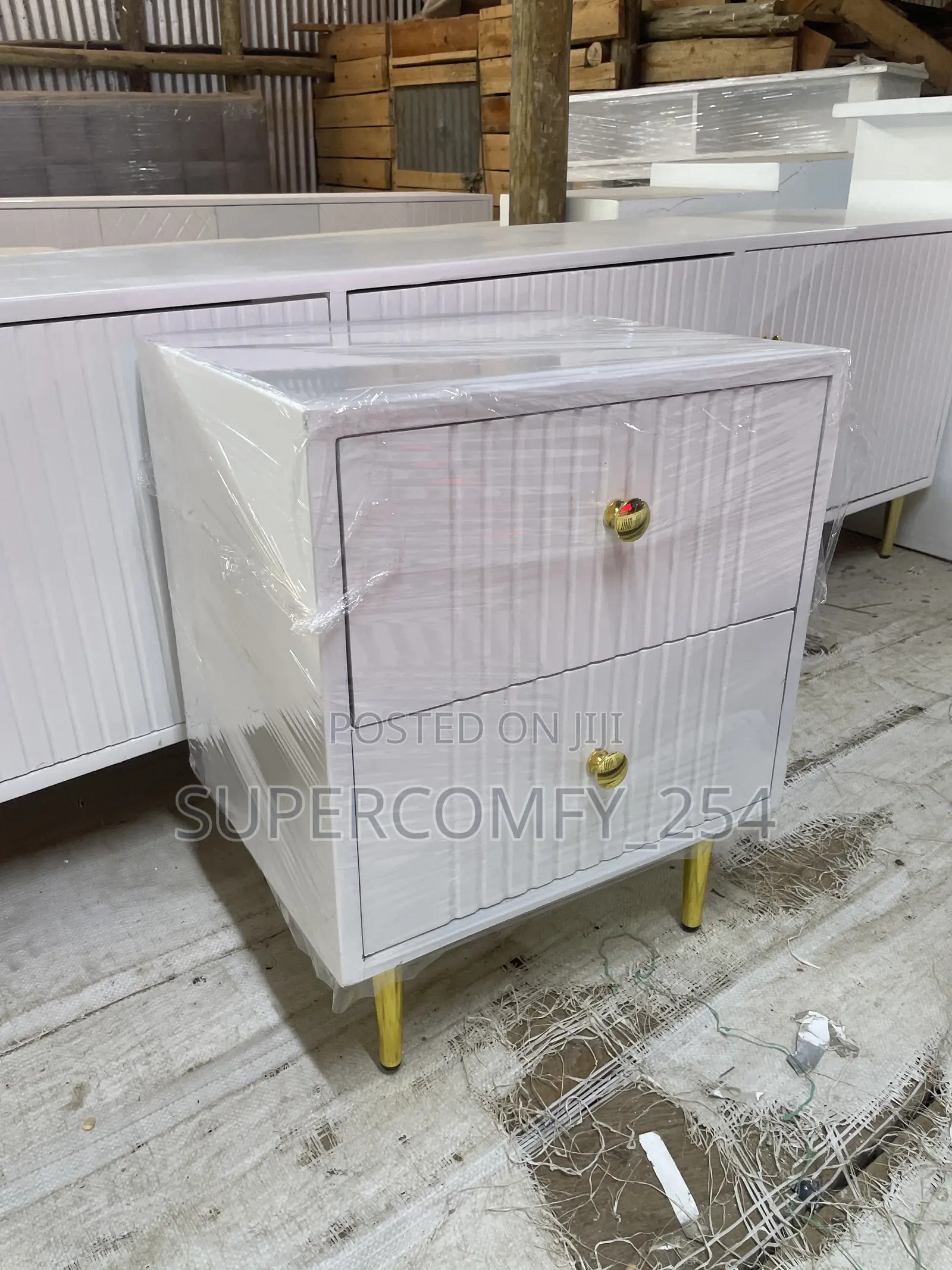 Wooden Bedside Drawers