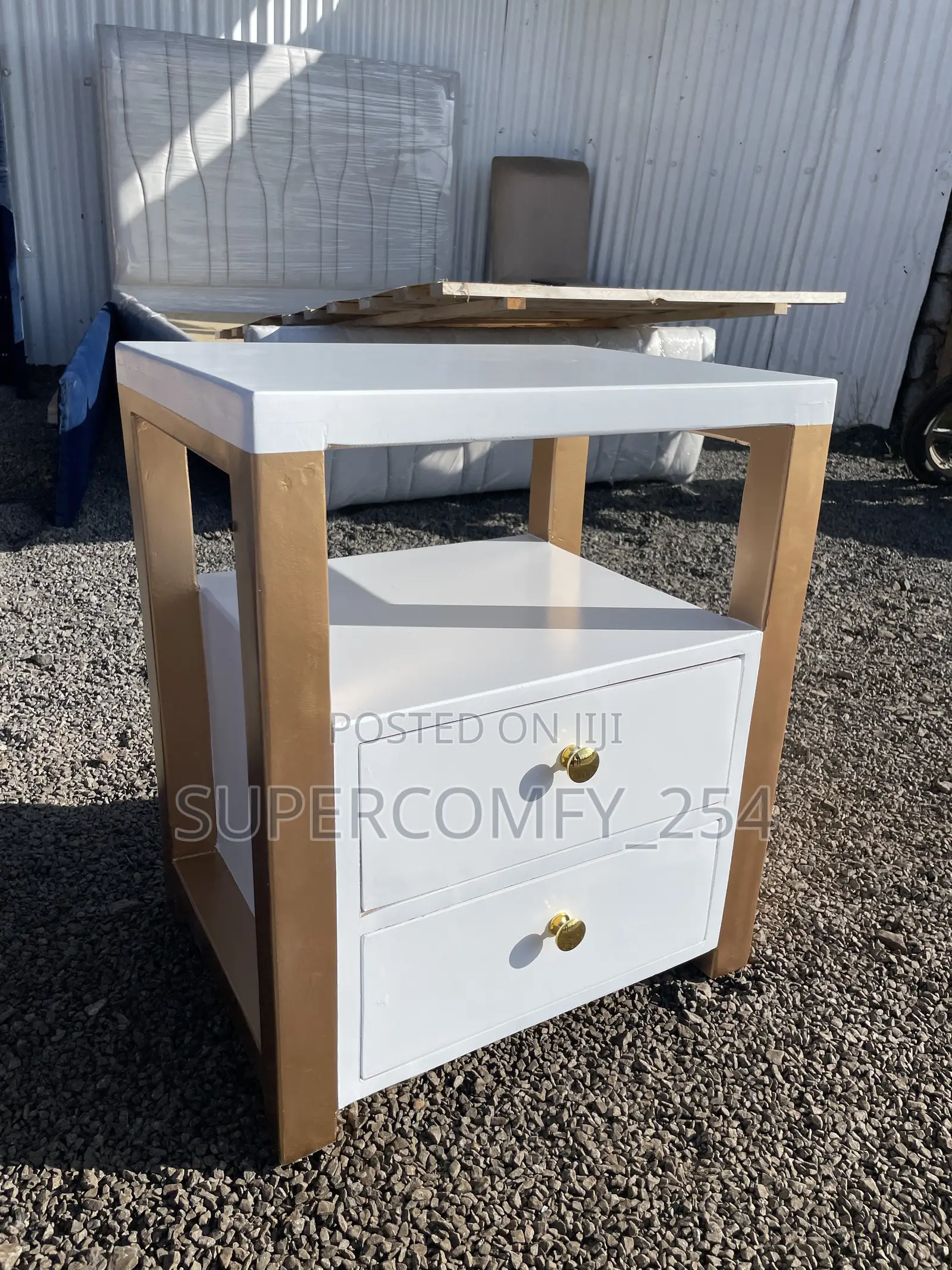 Wooden Bedside Drawers