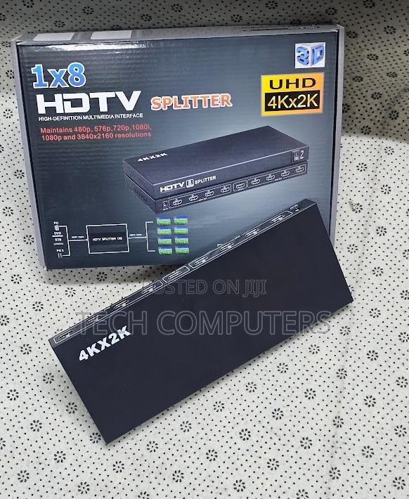 8 Port Hdmi Splitter 4kx2k for Tvs, CCTV Monitors Digital Signage