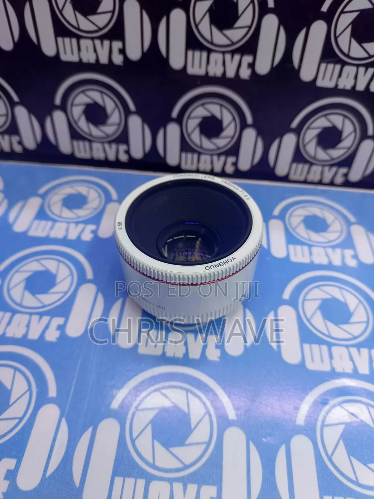 Canon Yn 50mm-White Lens