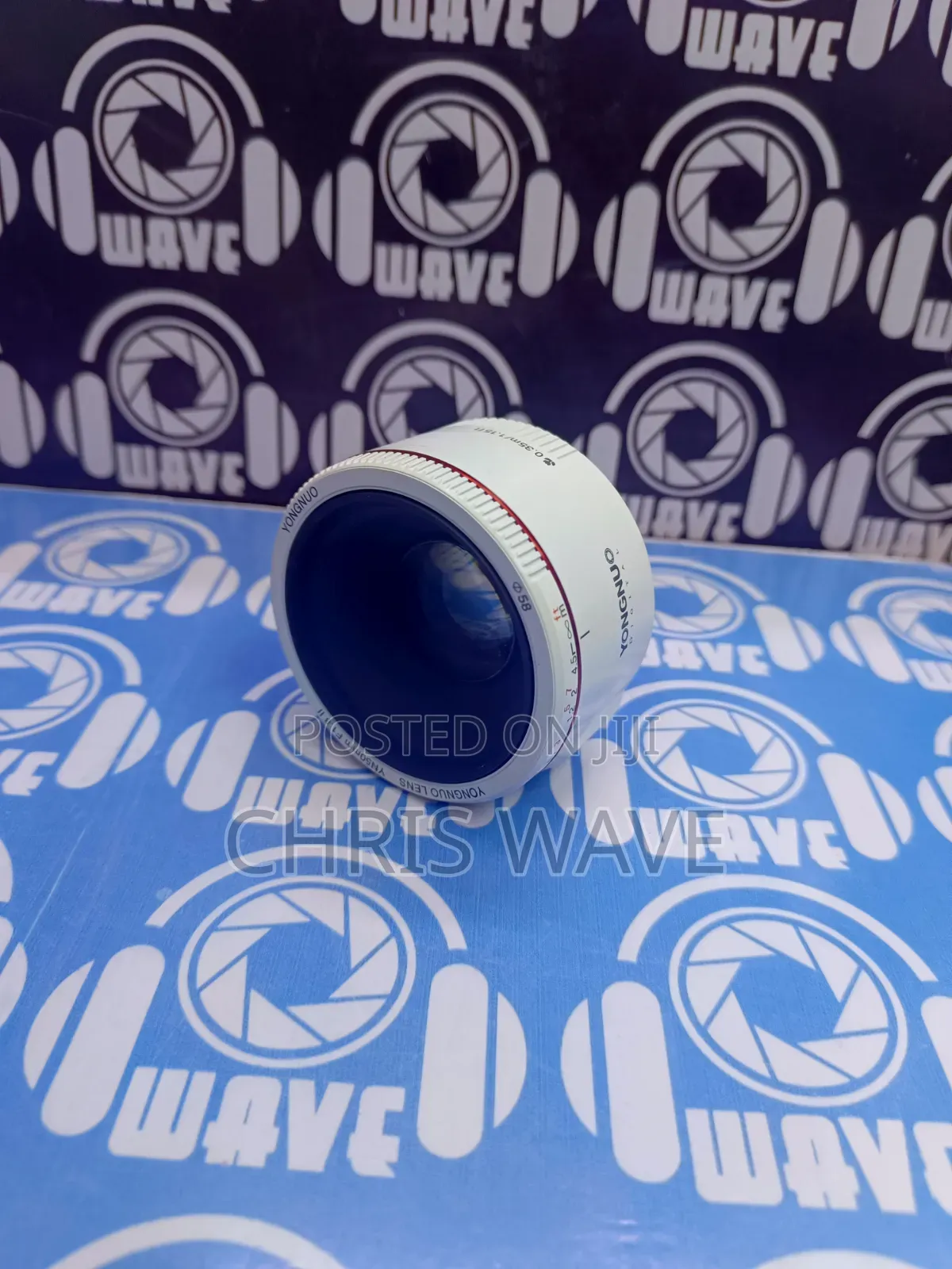 Canon Yn 50mm-White Lens
